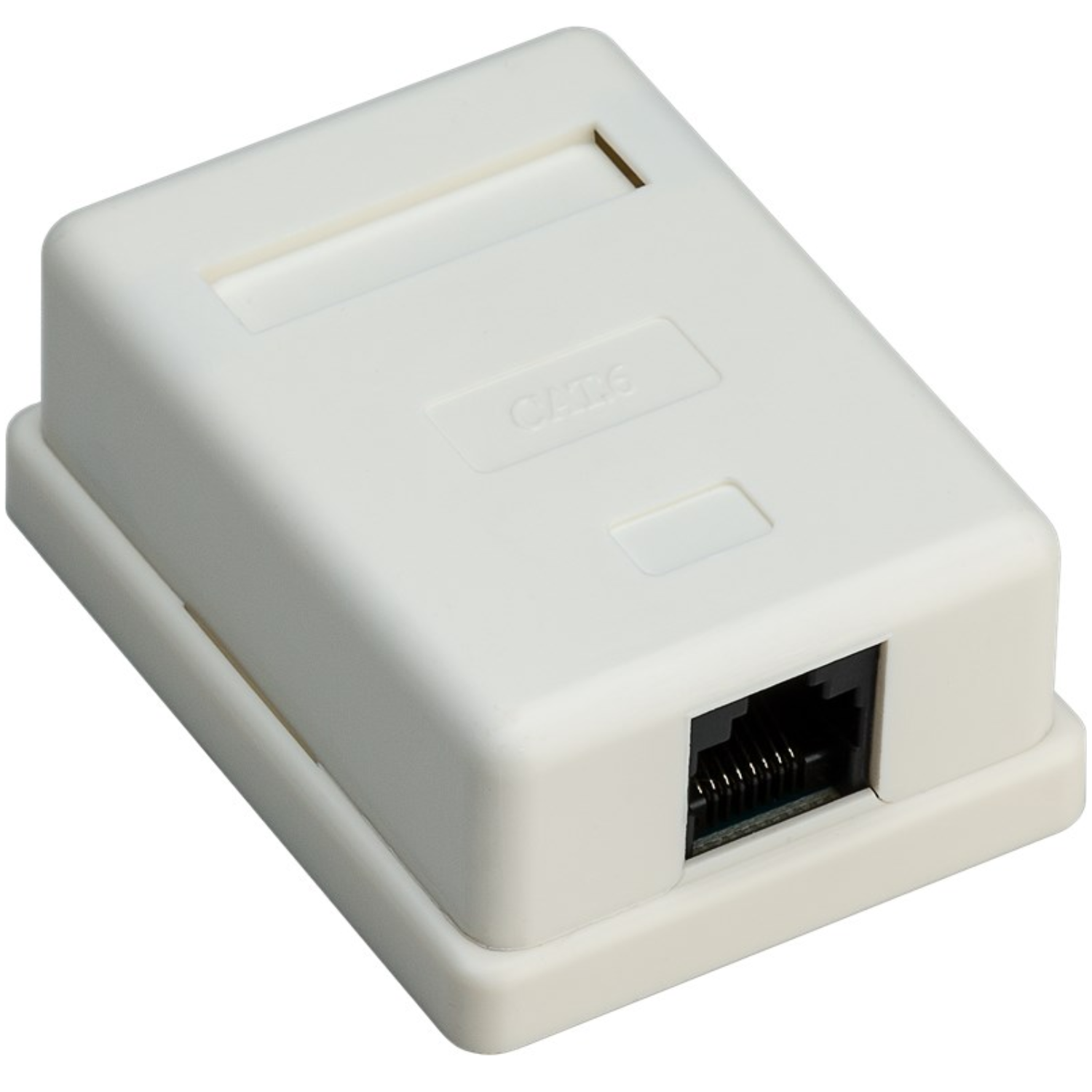 Cat 6 wandcontactdoos - opbouw