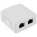 Abi cat 5e wandcontactdoos - opbouw