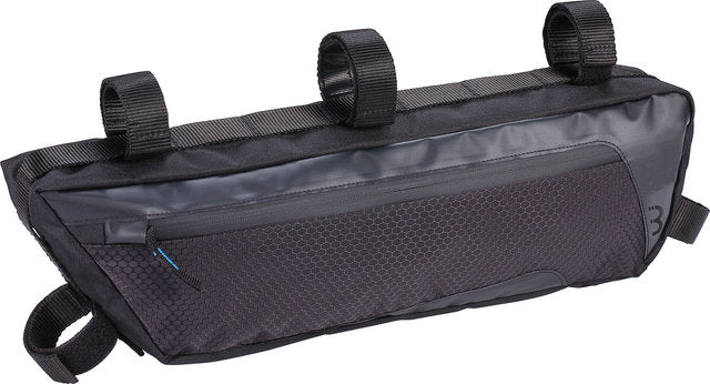 Bbb cycling frametas racefiets gravelbike 3 liter - waterbestendige bikepacking fietstas - verstelbaar - bikepacking tassen - middle mate small bsb-142