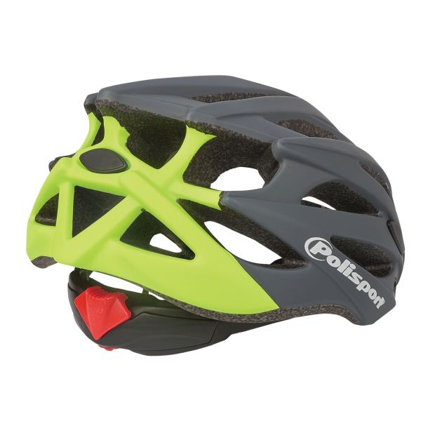 Polisport twig fietshelm m 55-58cm zwart grijs