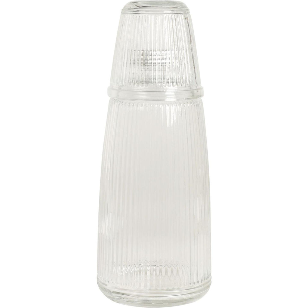 Excellent houseware waterkaraf met drinkglas 1 liter