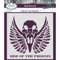 Creative expressions • stencil rise of the phoenix