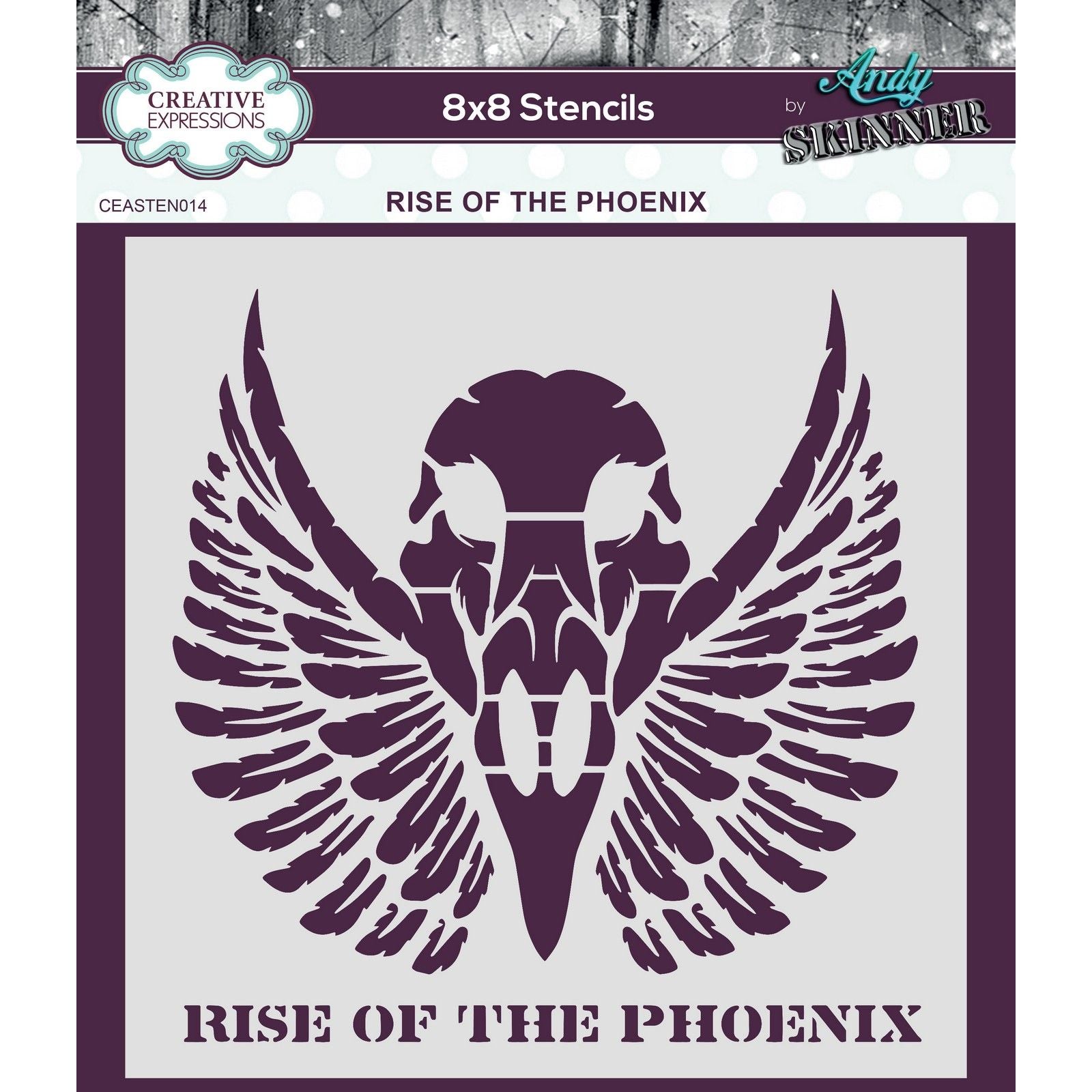 Creative expressions • stencil rise of the phoenix