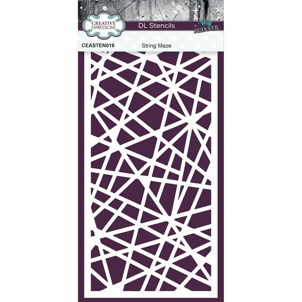 Creative expressions • stencil string maze