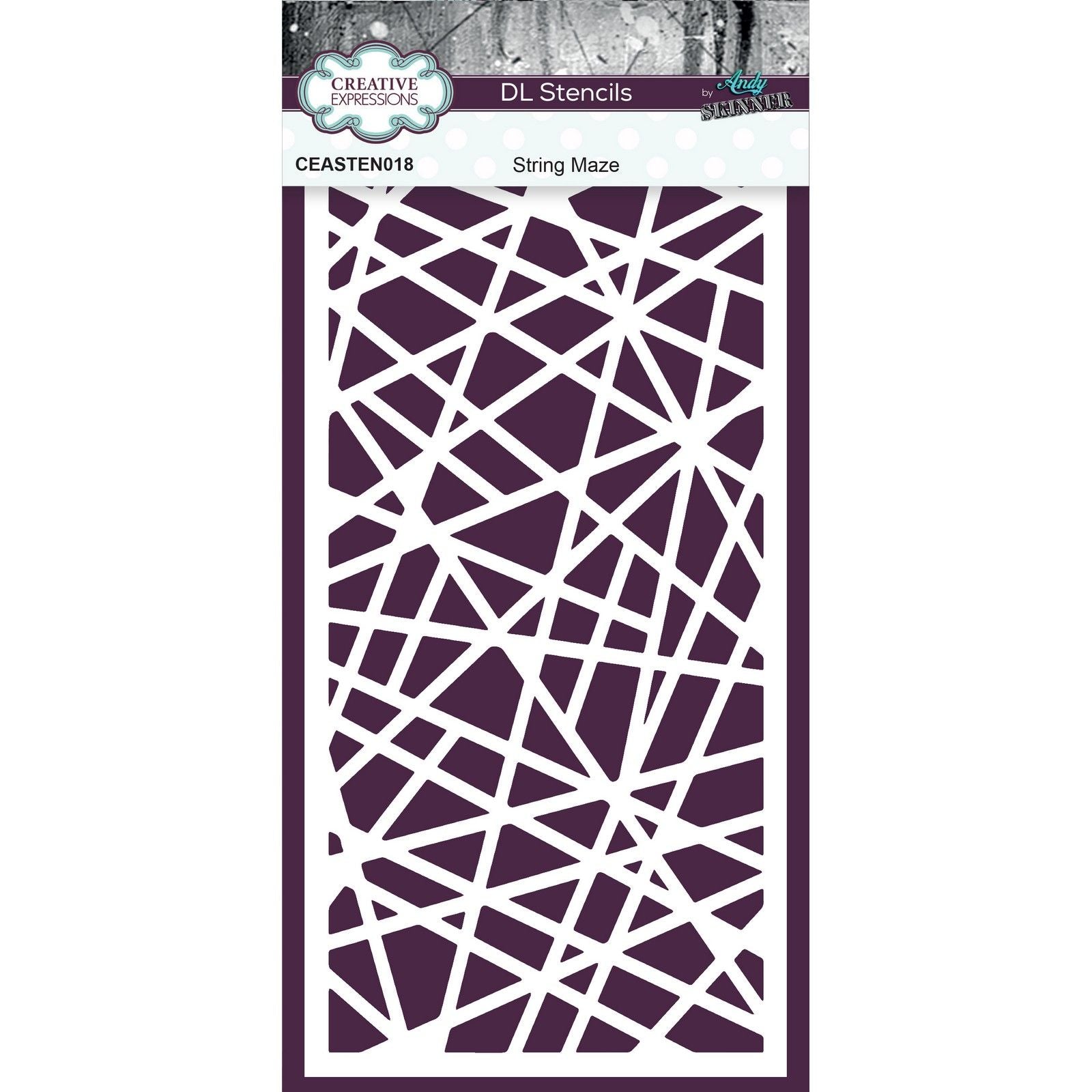 Creative expressions • stencil string maze