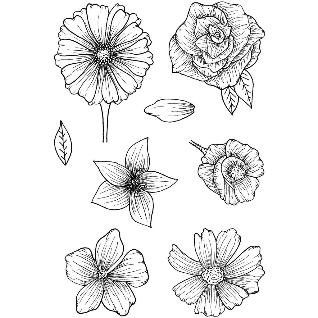 Creative expressions • clear stamp set beautiful bouquet