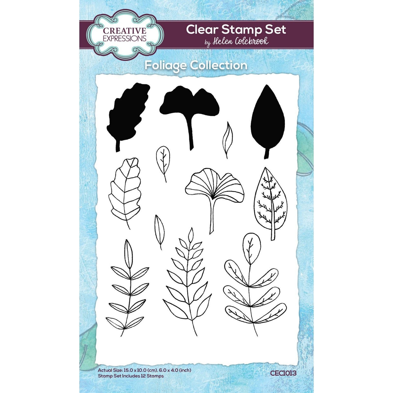 Creative expressions • clear stamp set foliage collection