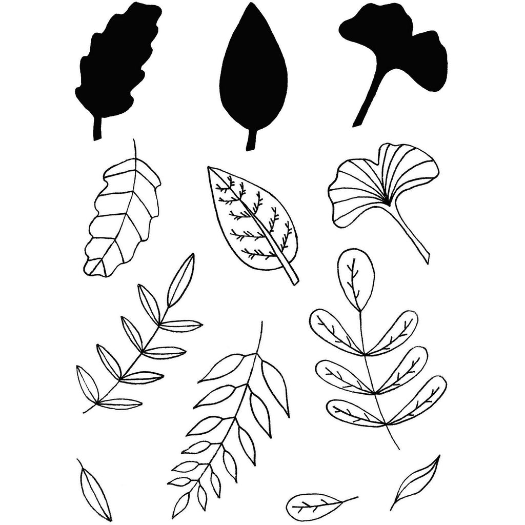 Creative expressions • clear stamp set foliage collection