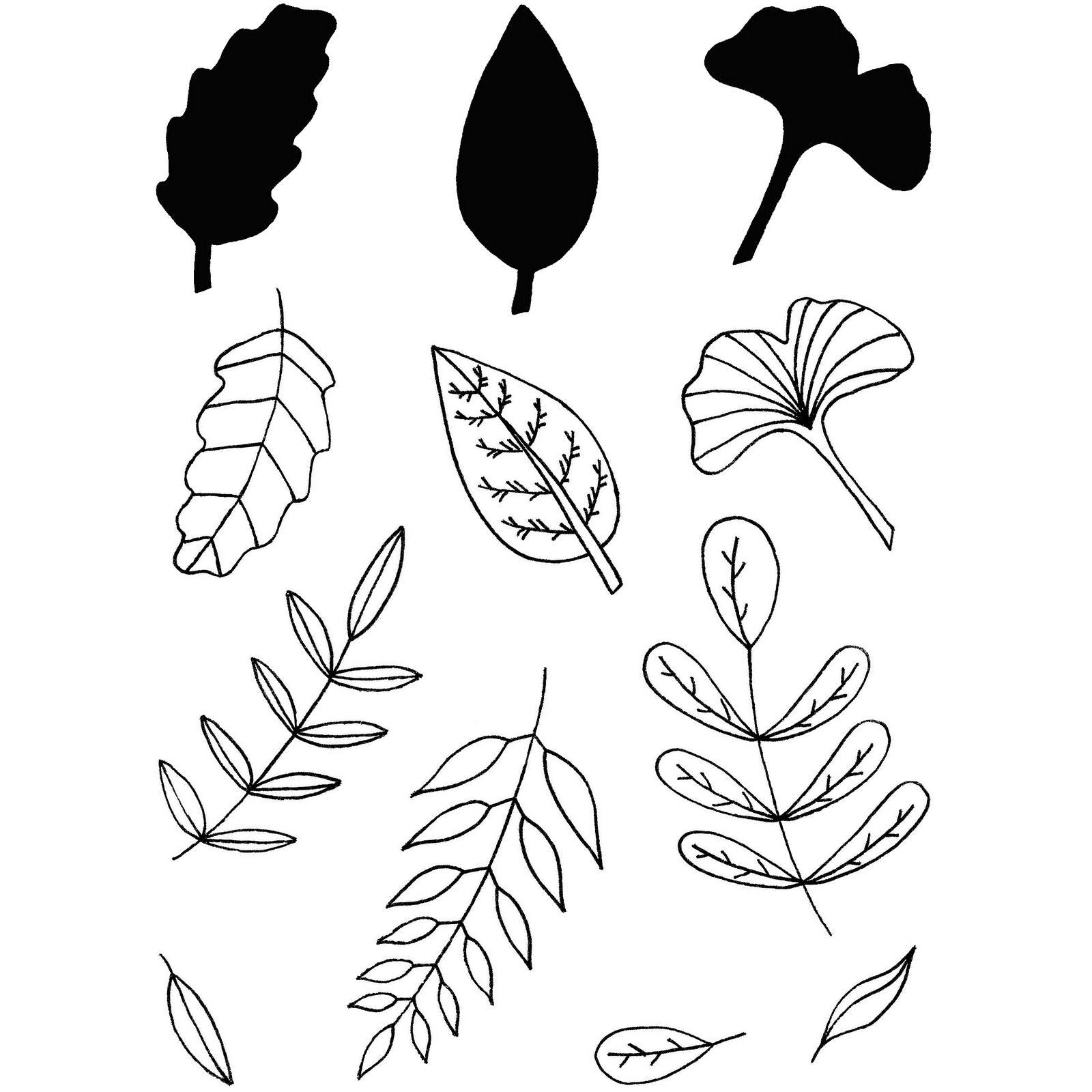 Creative expressions • clear stamp set foliage collection