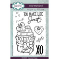 Creative expressions • clear stamp set cupcake kisses