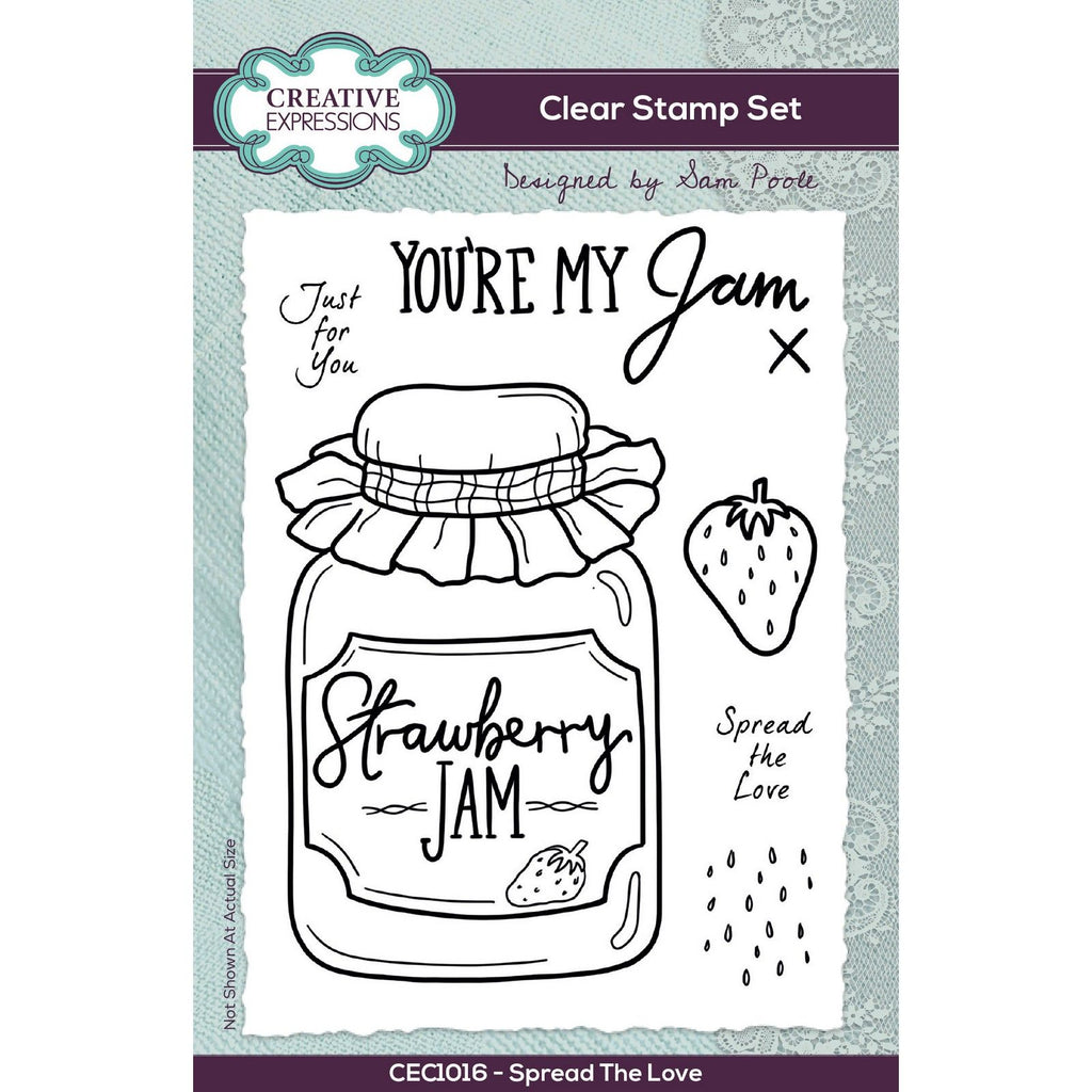 Creative expressions • clear stamp set spread the love