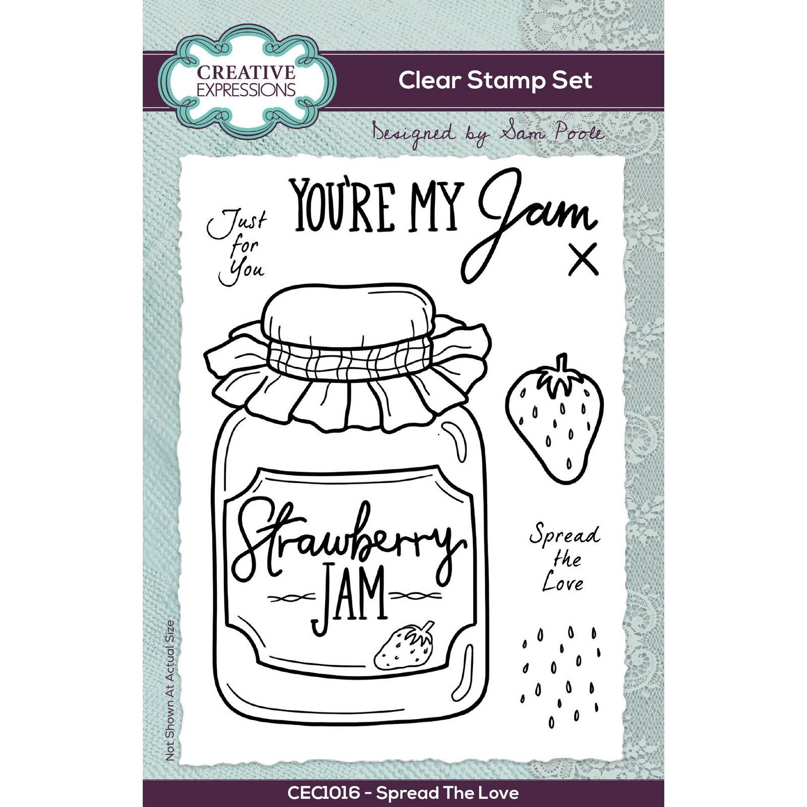 Creative expressions • clear stamp set spread the love