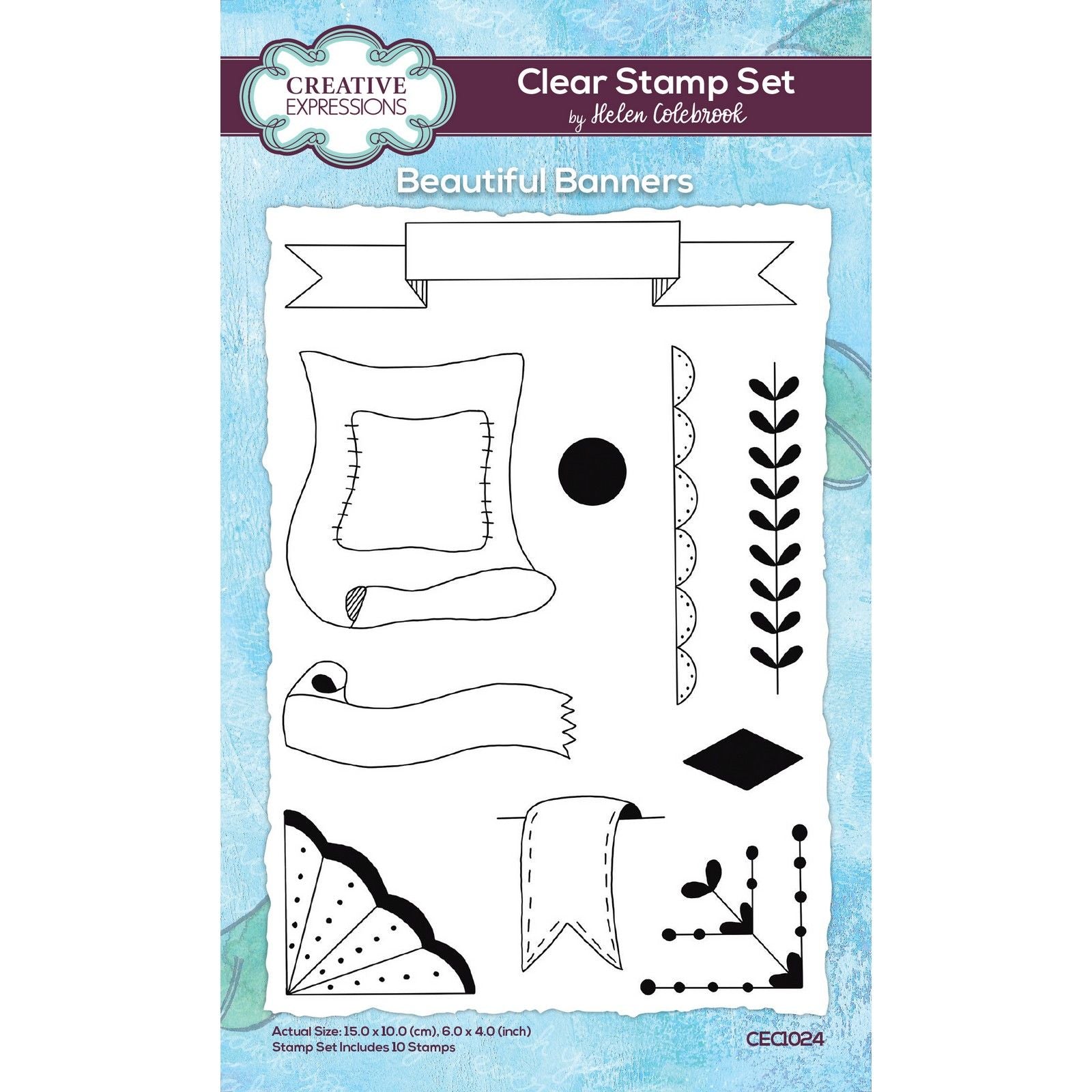 Creative expressions • clear stempel beautiful banners
