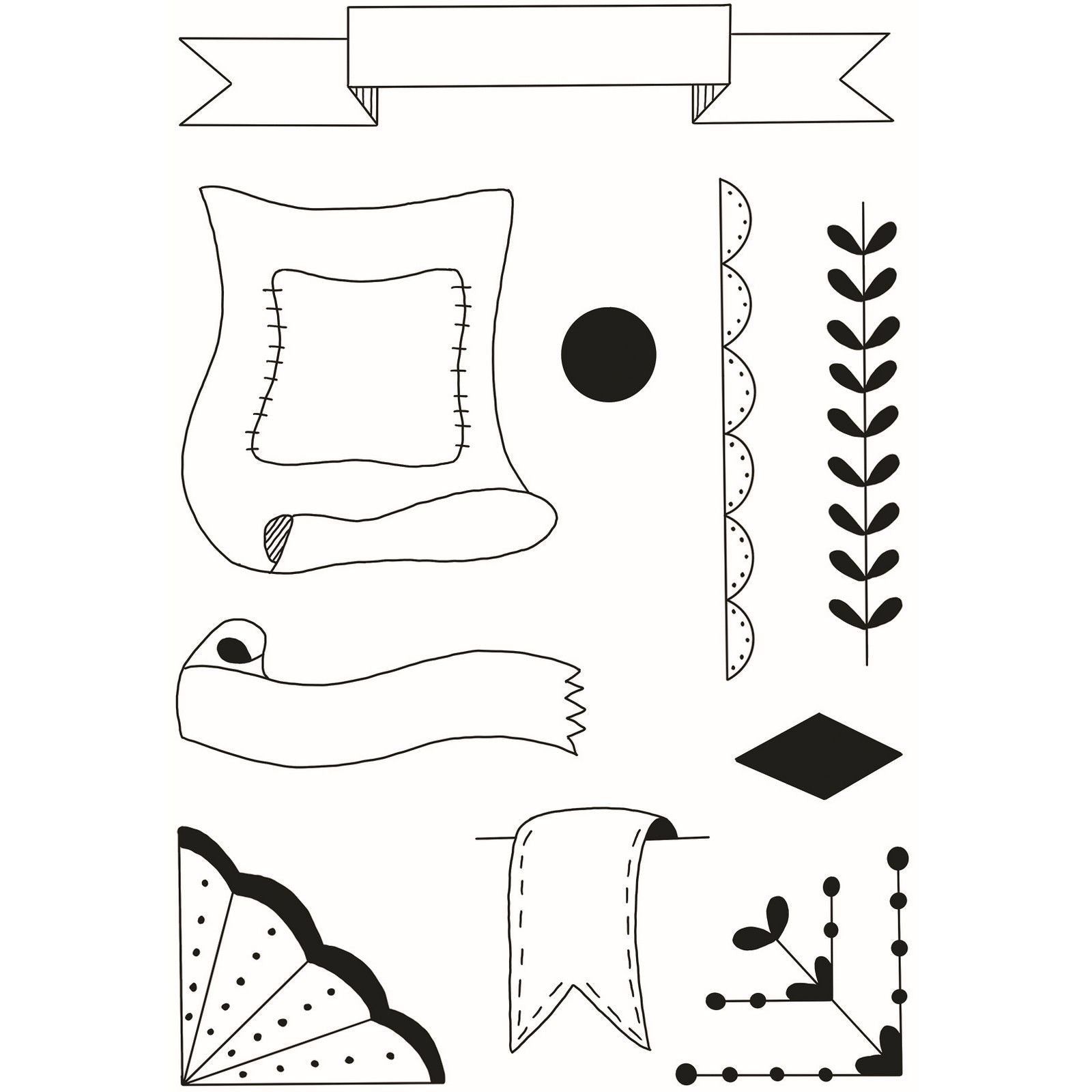 Creative expressions • clear stempel beautiful banners