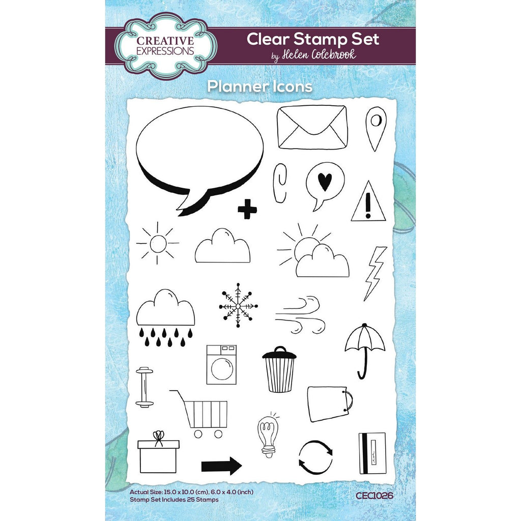 Creative expressions • clear stempel planner icons
