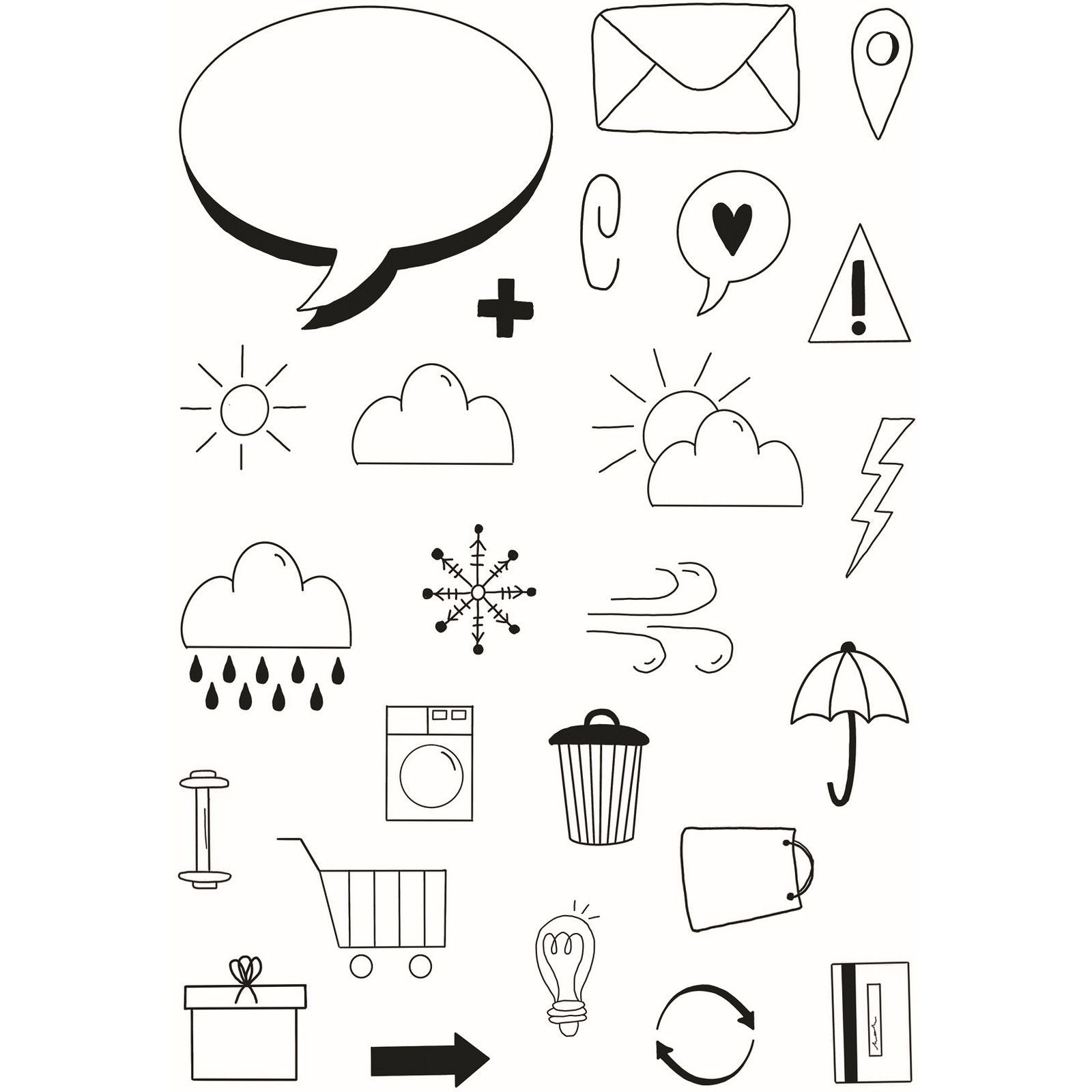 Creative expressions • clear stempel planner icons