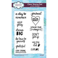 Creative expressions • clear stempel positive sentiments