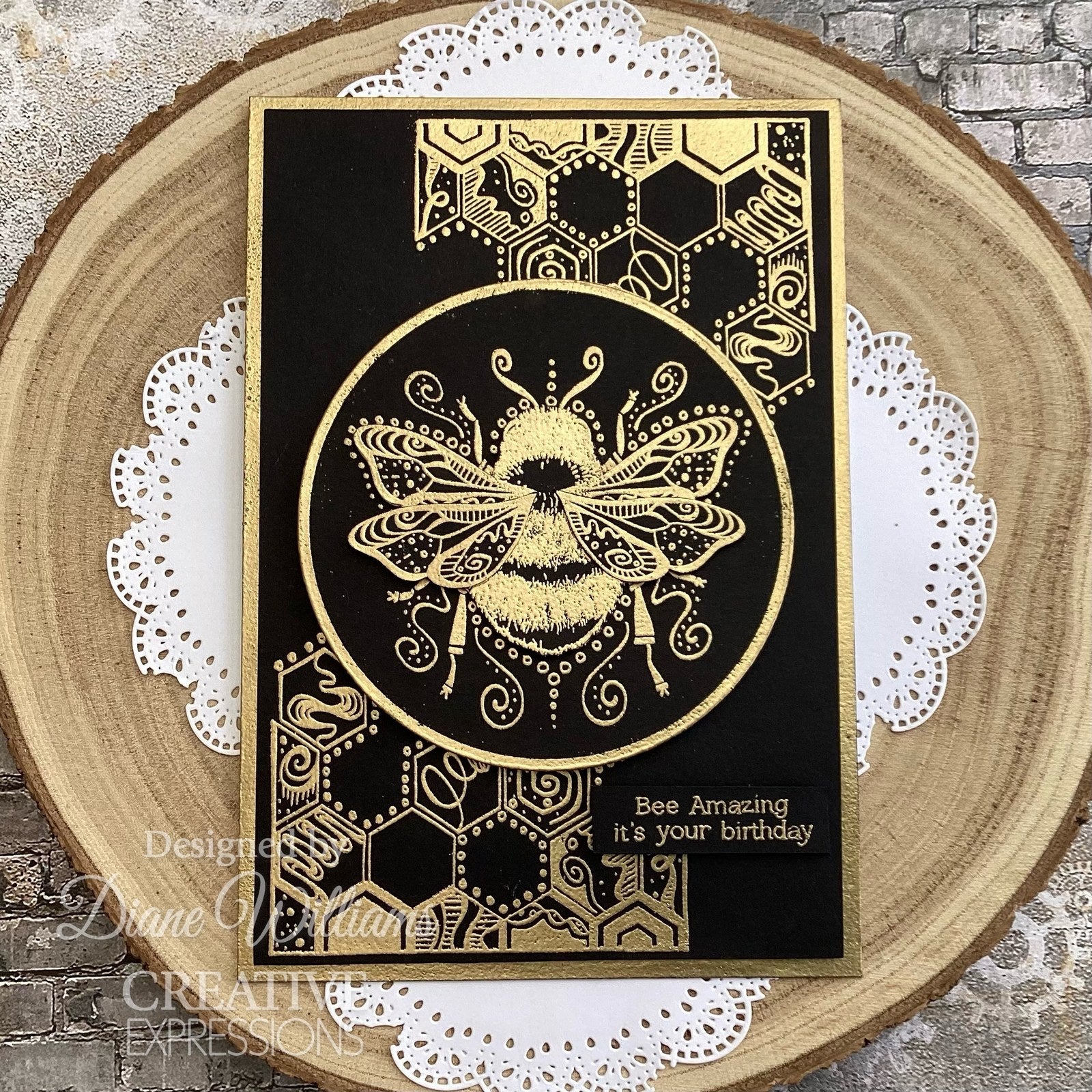 Creative expressions • clear stamp set bee amazing