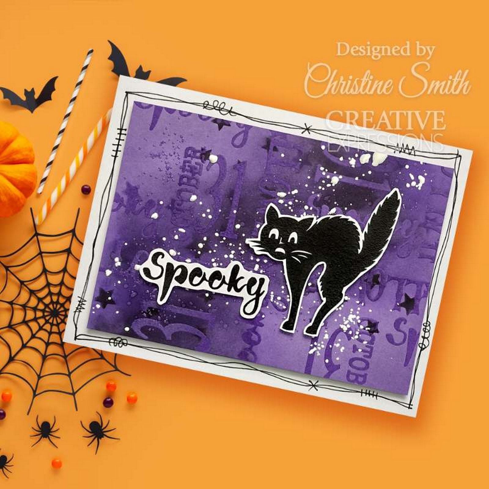 Creative expressions • taylor made journals clear stamp set vintage halloween