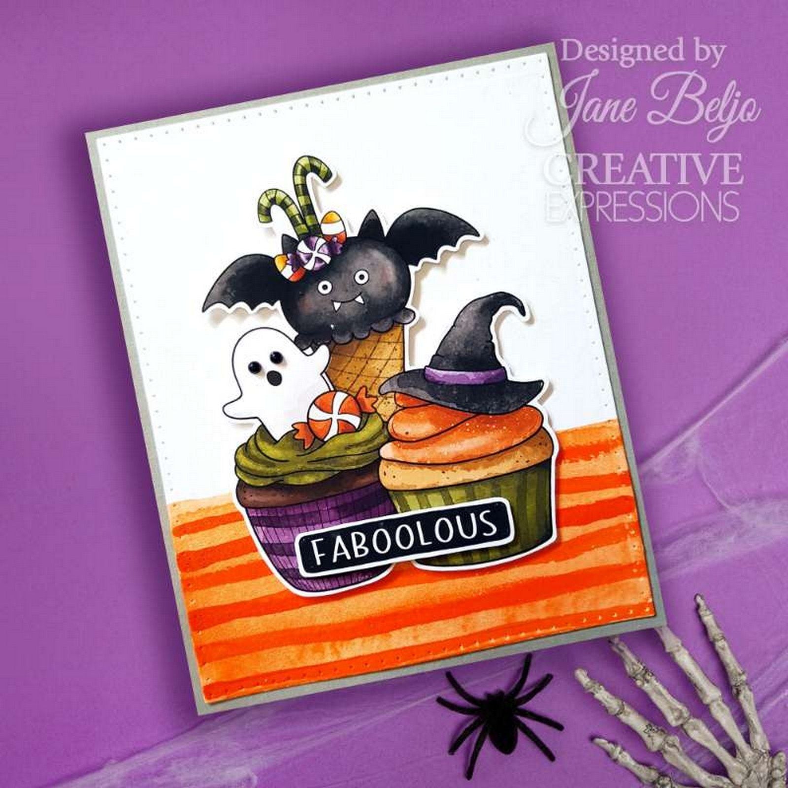 Creative expressions • jane's doodles clear stamp set spooktacular