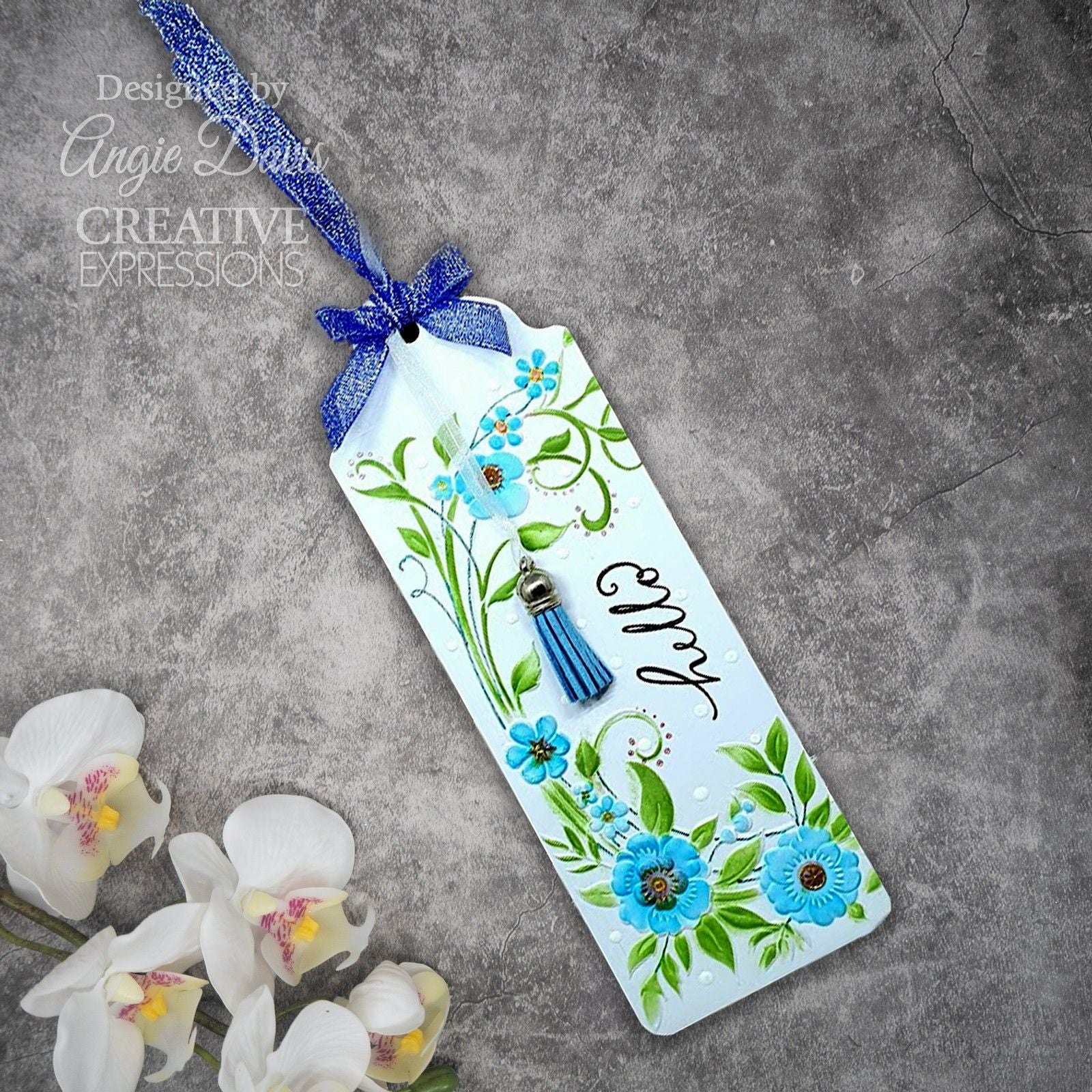 Creative expressions • floral symphony sentiments clear stamp set