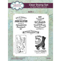Creative expressions • taylor made journals ads 1 clear stamp set