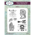 Creative expressions • taylor made journals ads 3 clear stamp set