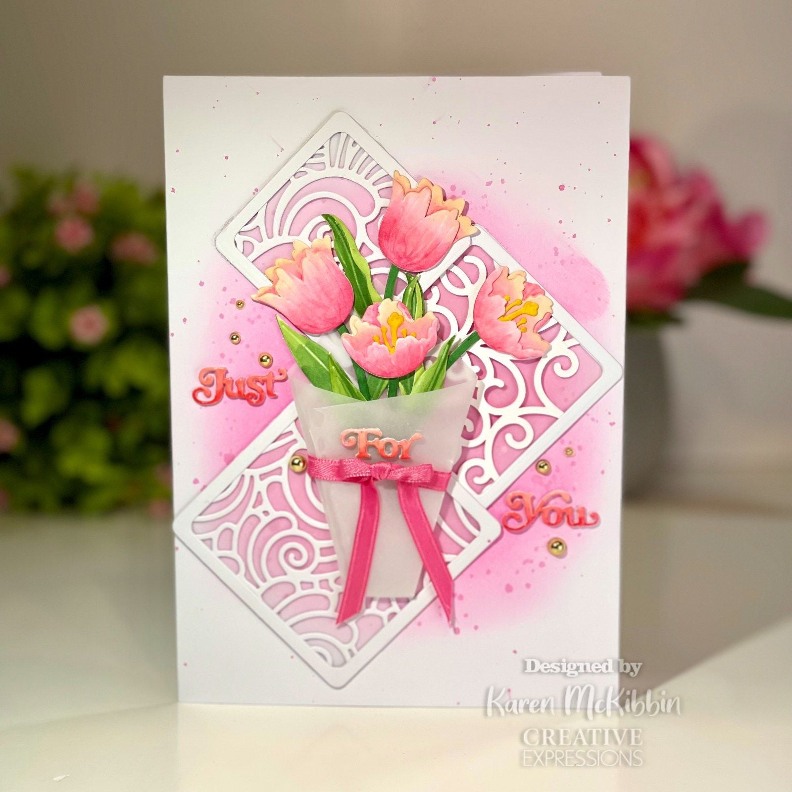 Creative expressions • layered flowers collection craft die tulip