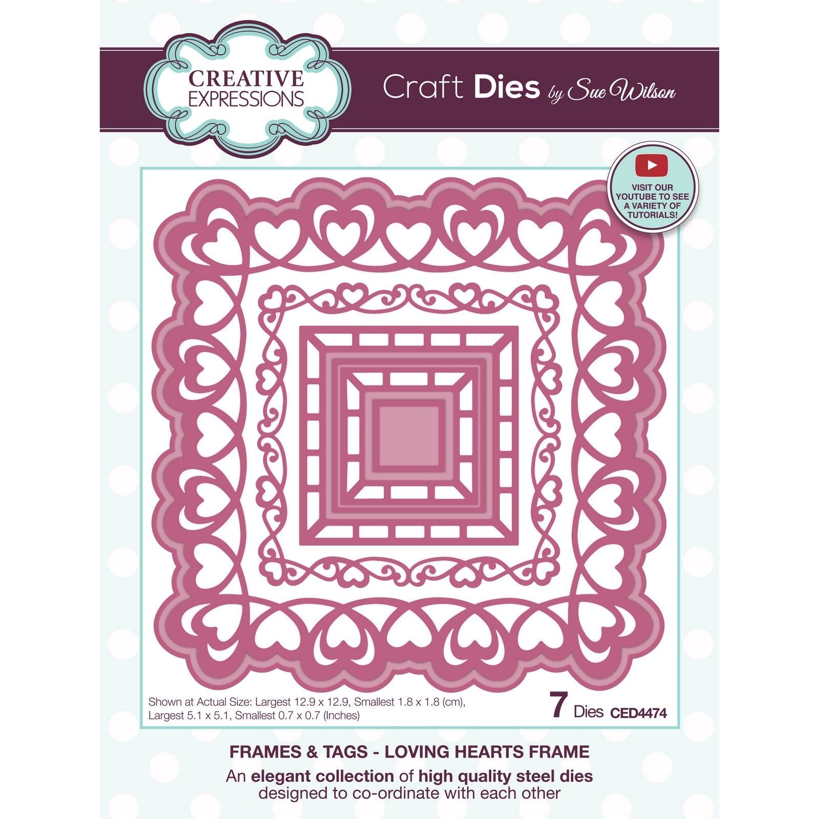 Creative expressions • frames tags snijmal loving hearts frame