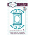 Creative expressions • sue wilson art deco craft die fantail rosette
