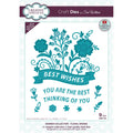Creative expressions • craft die floral wishes banner
