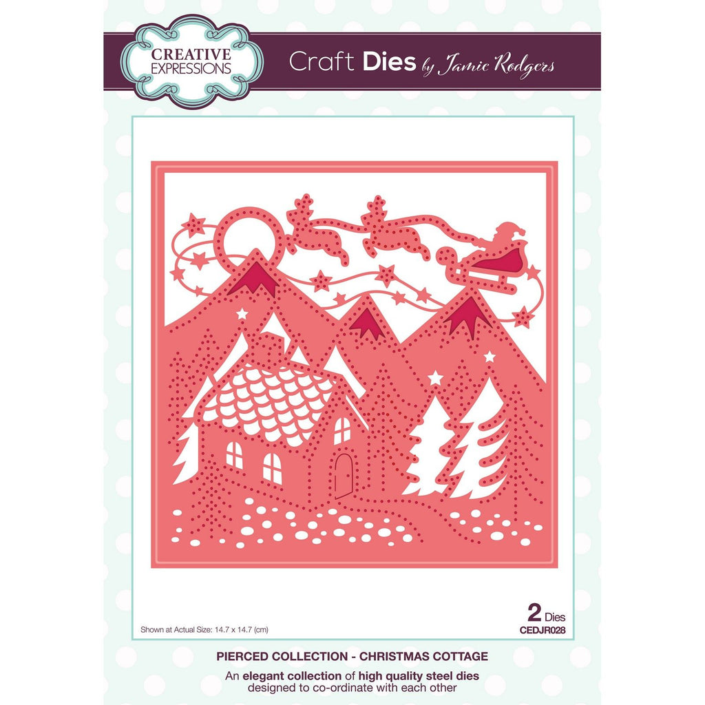 Creative expressions • craft die christmas cottage