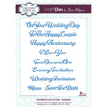 Creative expressions • sentiments craft die weddings