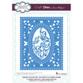 Creative expressions • snijmal butterfly flowers frame