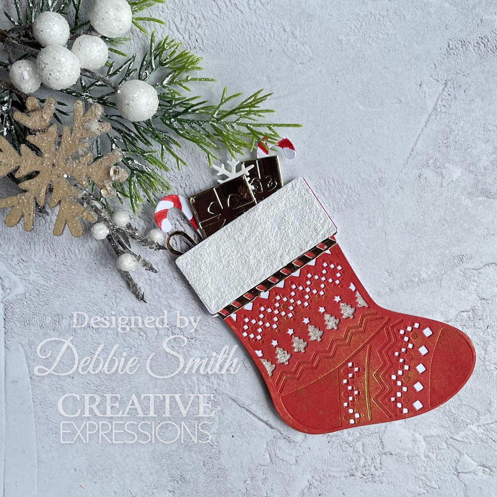 Creative expressions • craft die christmas stocking