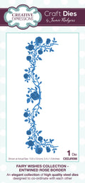 Creative expressions • fairy wishes snijmal entwined rose border