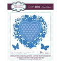 Creative expressions • everlasting love craft die lattice heart blooms