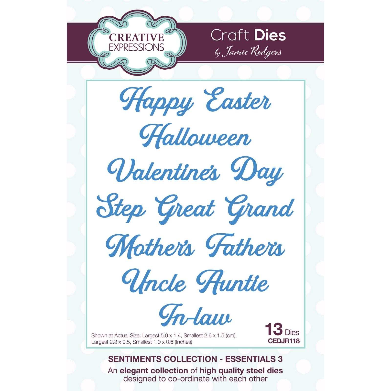 Creative expressions • craft die sentiments essentials