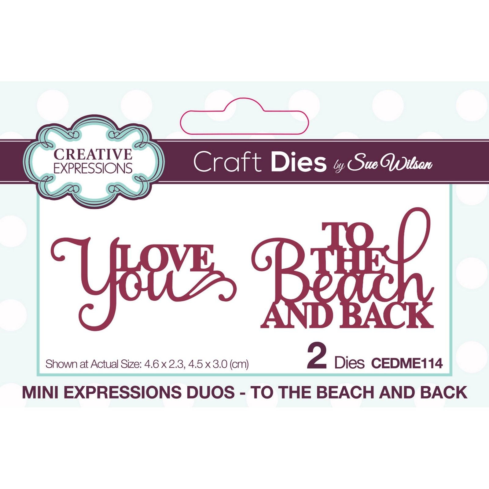 Creative expressions • mini expressions snijmal duo to the beach and back