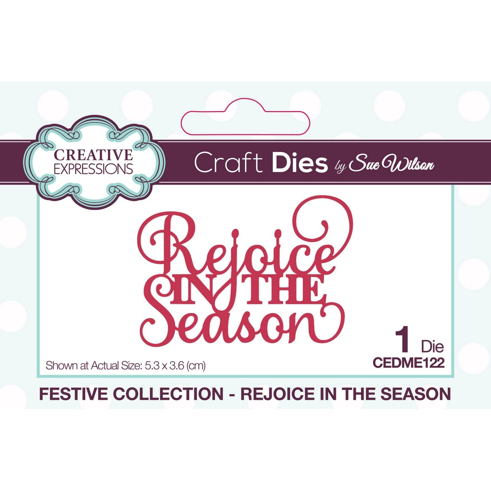 Creative expressions • mini expressions snijmal duo rejoice in the season