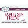 Creative expressions • art deco mini snijmal fabulous friend