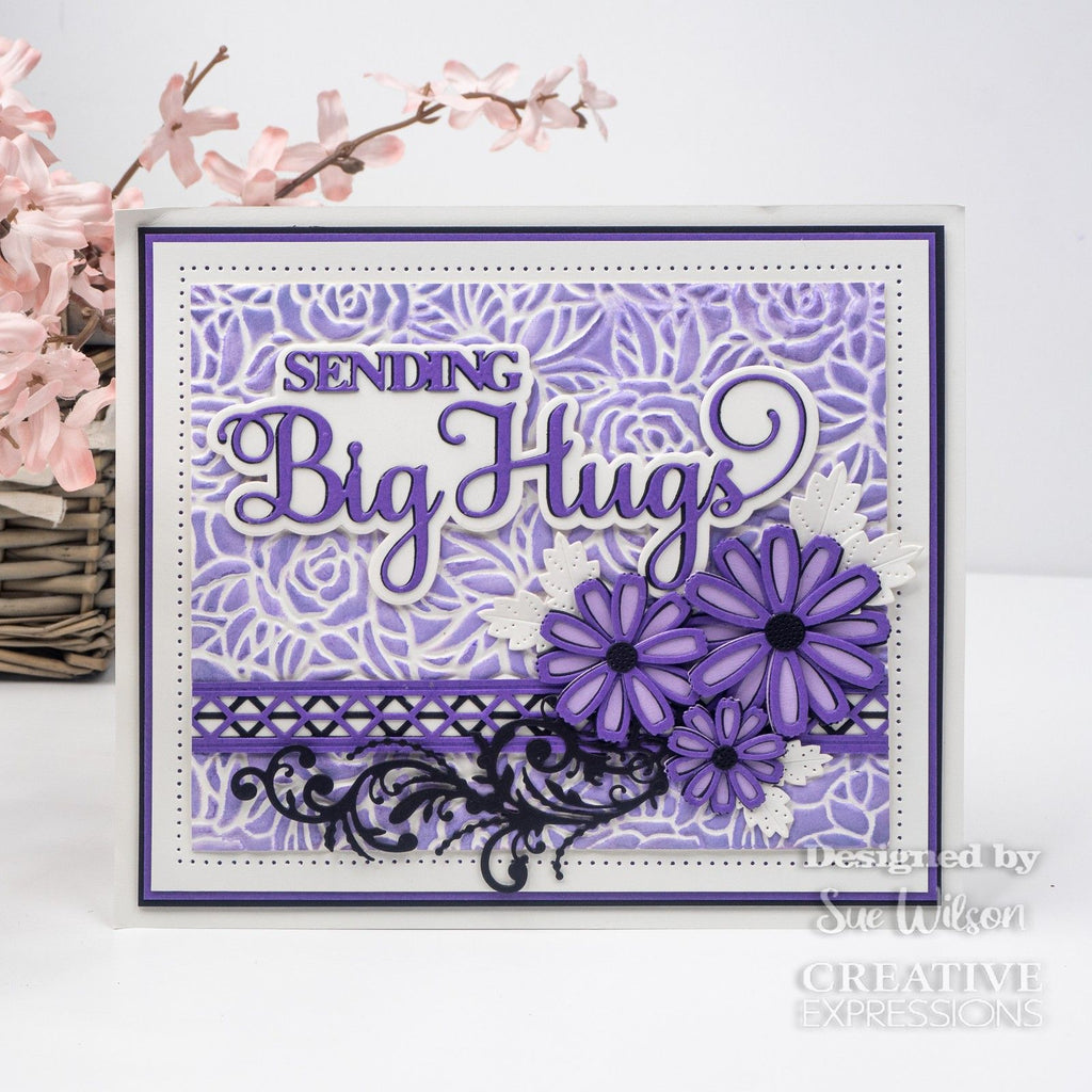 Creative expressions • noble shadowed sentiment craft die sending big hugs