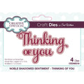 Creative expressions • noble shadowed sentiment craft die thinking of you