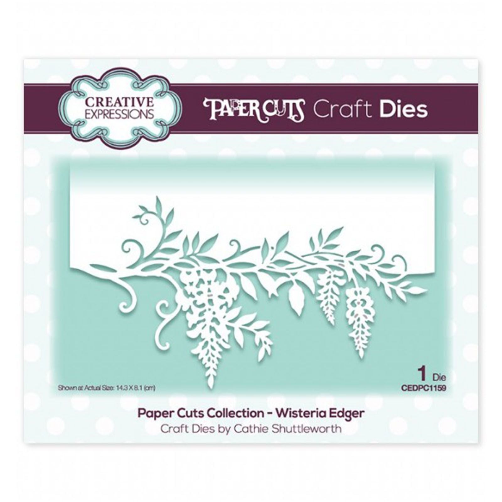 Paper cuts • craft die edger wisteria