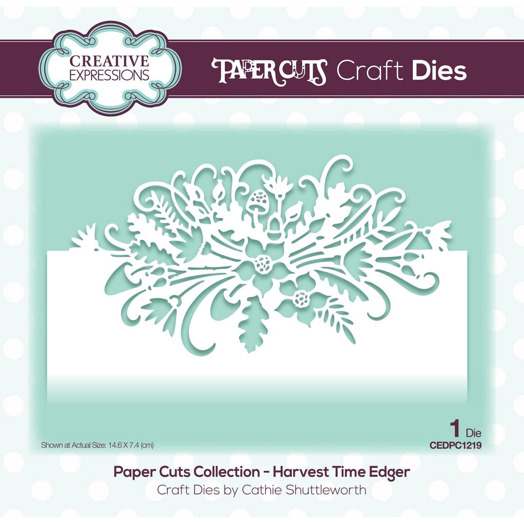 Paper cuts • craft die harvestime edger