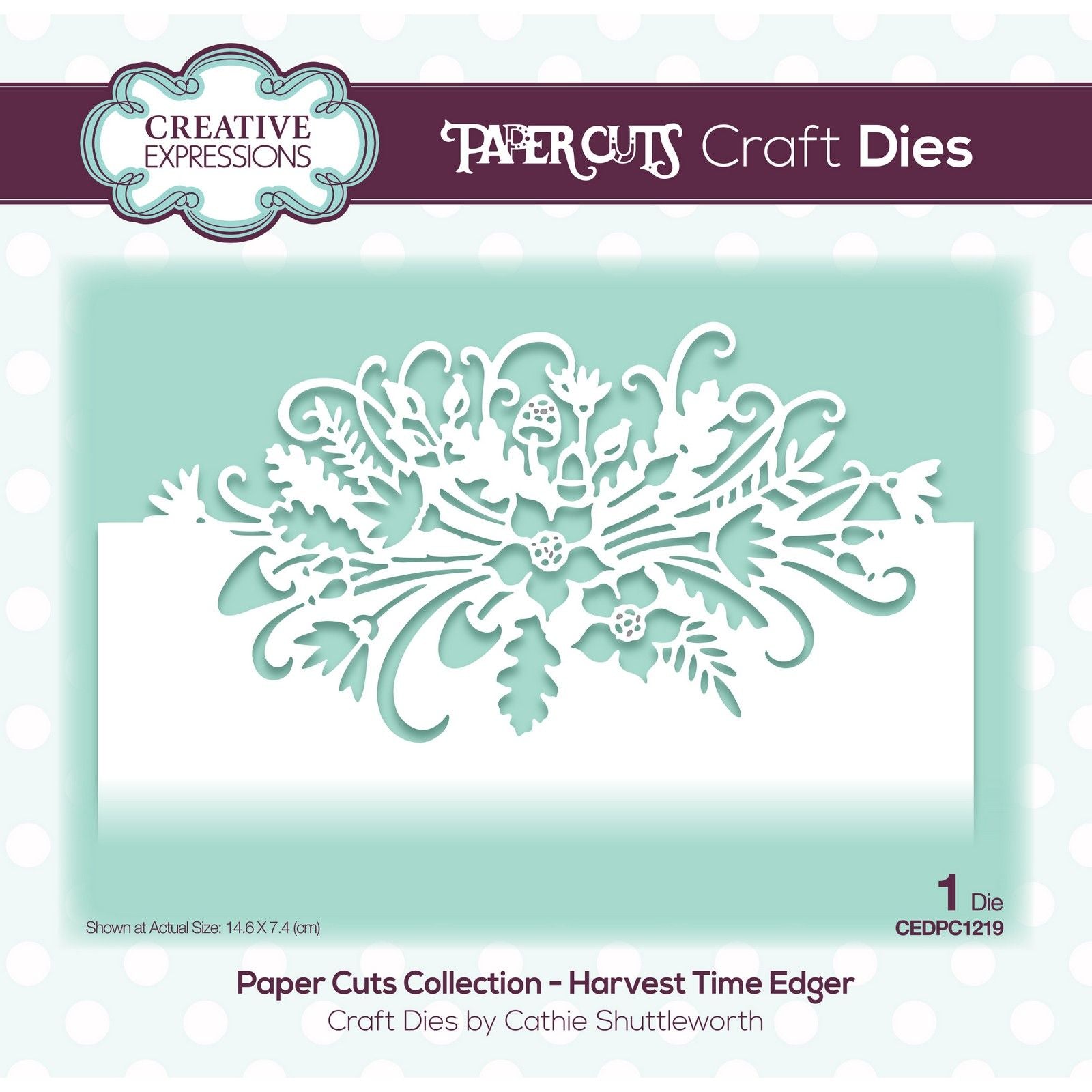 Paper cuts • craft die harvestime edger