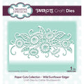Paper cuts • craft die wild sunflower edger