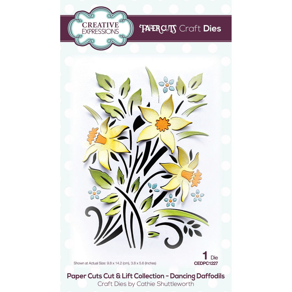 Paper cuts • cut lift snijmal dancing daffodils