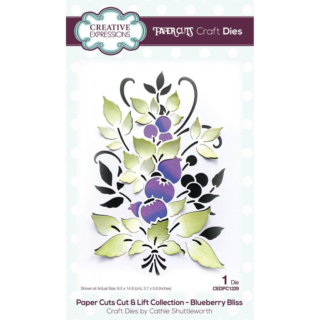 Paper cuts • cut lift snijmal blueberry bliss