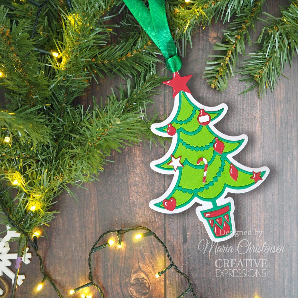 Paper cuts • festive craft die christmas tree